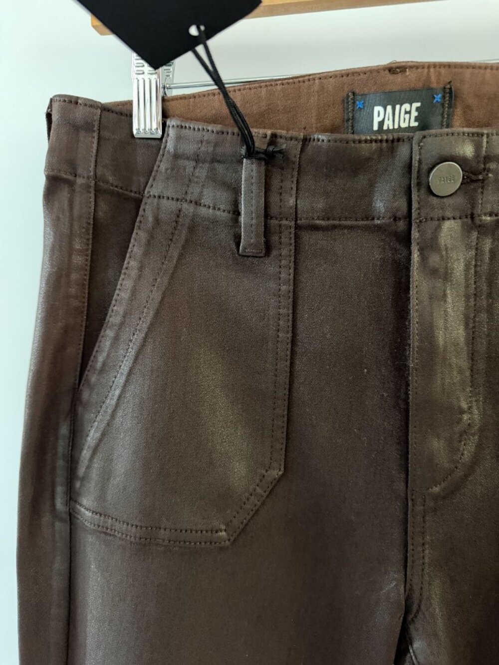 PAIGE Mayslie Jogger Chicory Luxe Coated Sz. 30